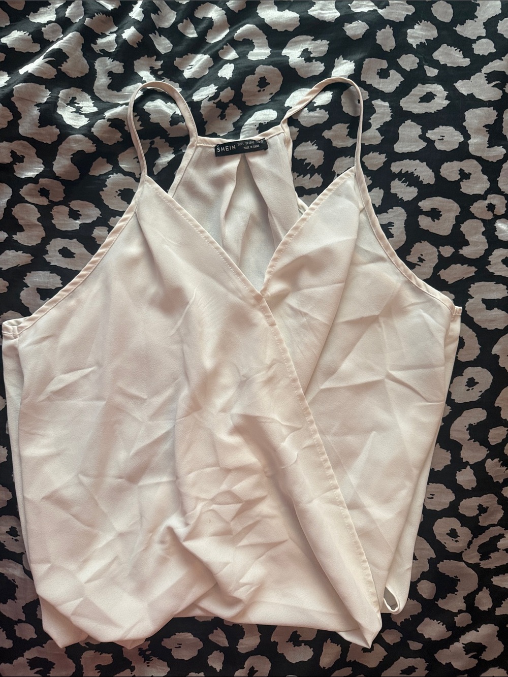 SHEIN Pale Blush Wrap Cami